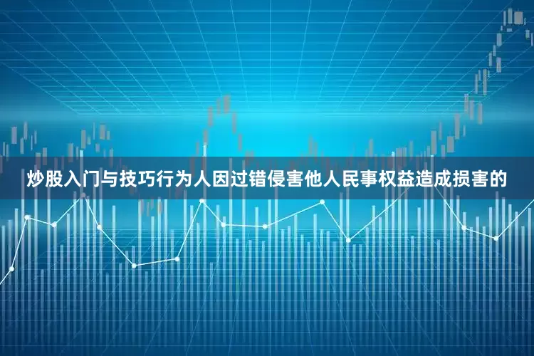 炒股入门与技巧行为人因过错侵害他人民事权益造成损害的
